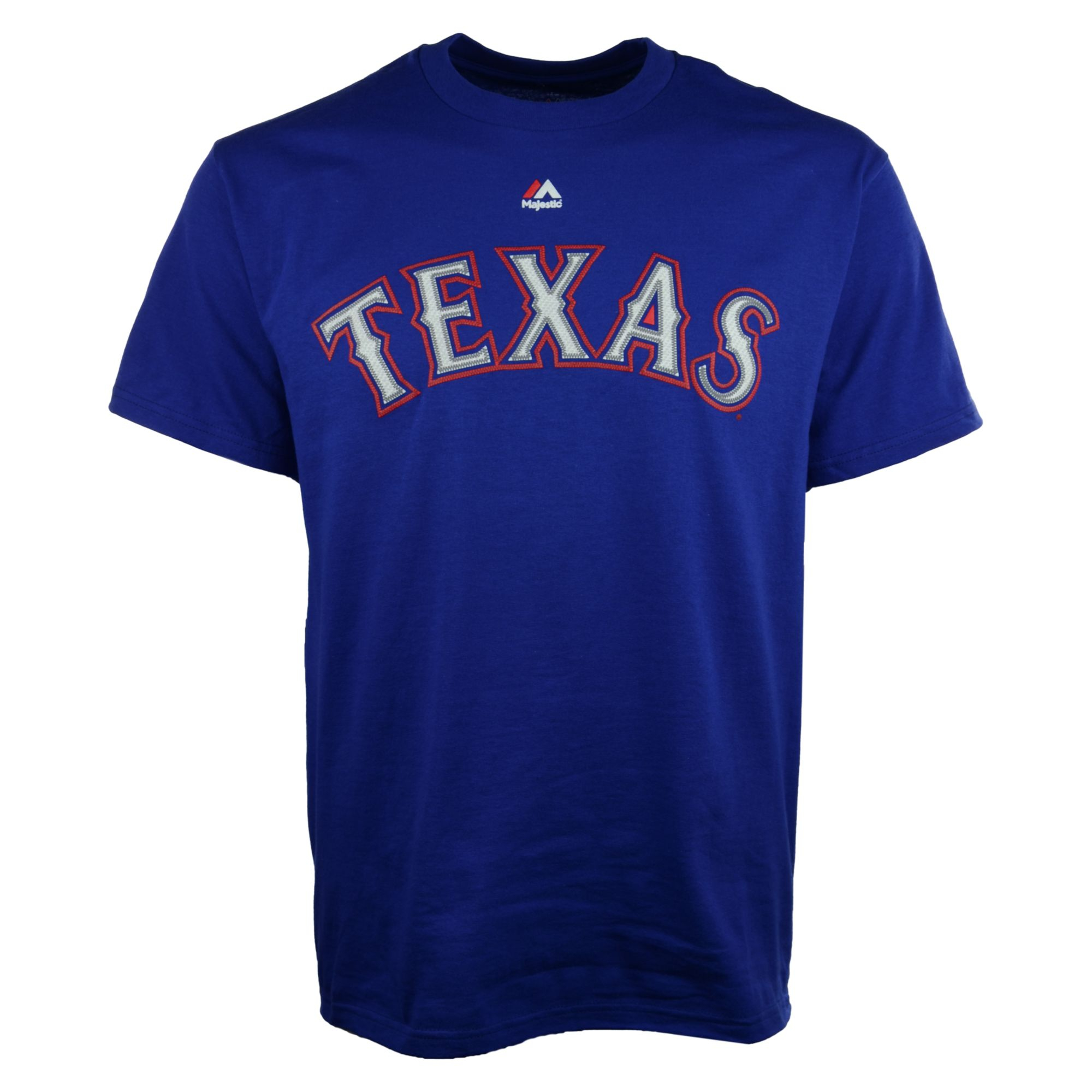 Majestic Men'S ShortSleeve Texas Rangers TShirt in Blue for Men (Navy