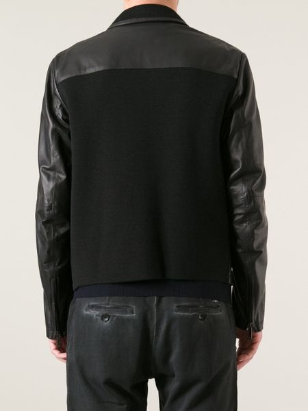 LEATHER JACKET EMPORIO leather jacket emporio: