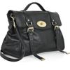 Mulberry Oversized Alexa Leather Bag in Purple (black) - Lyst