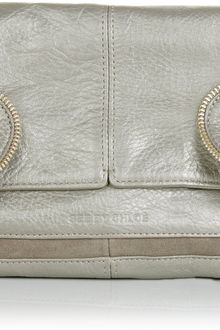 See By Chloé Zipper Detail Leather Clutch - Lyst