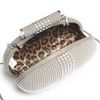 Karen Millen Stud Clutch in Silver (grey) - Lyst