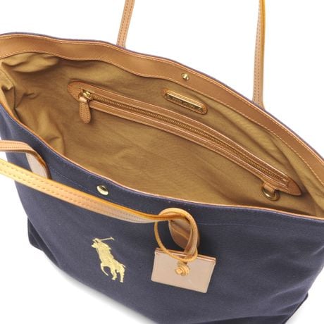 ralph lauren blue tote bag