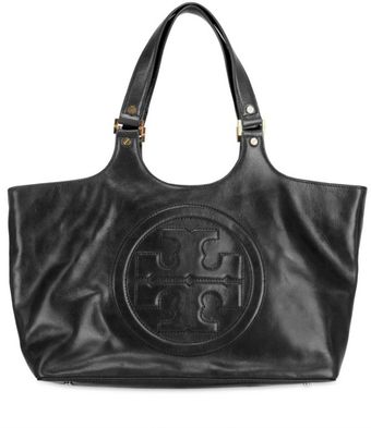 Tory Burch Tbd Leather Bombe Burch Tote - Lyst
