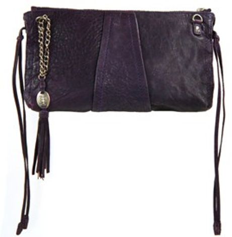 Olivia Harris Corset Clutch in Purple - Lyst