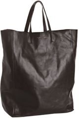 Celine Chocolate Lambskin Shopping Tote