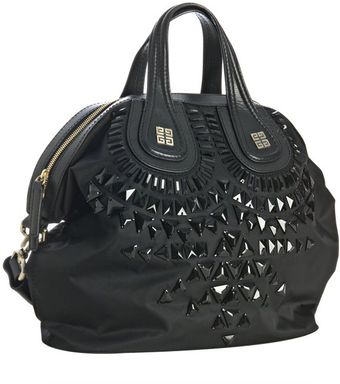 Givenchy Black Poly Jeweled Nightingale Medium Bag - Lyst