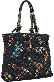 Marc Jacobs Black Fabric and Leather Parrot Tote - Lyst