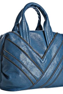 Matt & Nat Blue Faux Leather Tundra Stellar Tote - Lyst