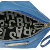 Marc By Marc Jacobs Leather Wristlet Clutch in Blue - Lyst