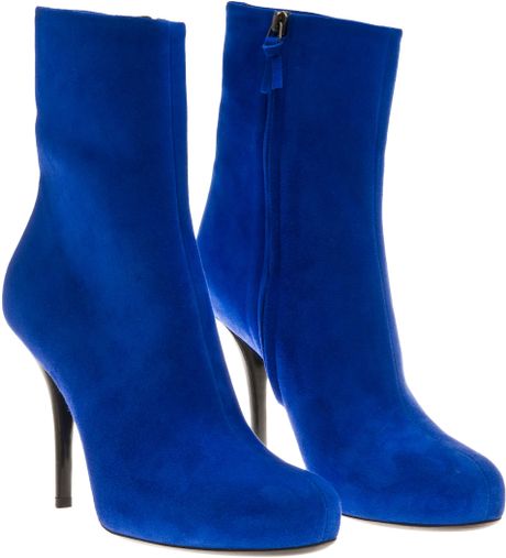 blue balenciaga boots