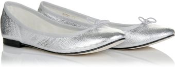 Metallic Leather Ballerinas 