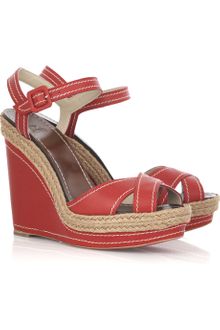 Christian Louboutin Almeria 120 Wedge Sandals - Lyst