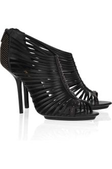 Emilio Pucci Studded Multi-strap Leather Sandals - Lyst