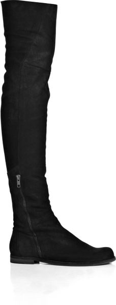 womens flat black over the knee boots