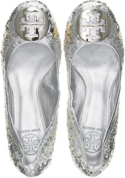 tory burch sequin flats
