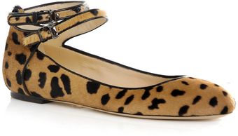  Pony Skin, Leather Ballet Pumps 