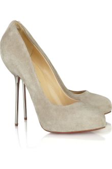 Christian Louboutin Big Lips 120 Suede Pumps - Lyst