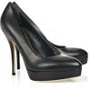Gucci Leather Platform Pumps in Black - Lyst