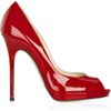 Jimmy Choo Quiet Patentleather Pumps in Red - Lyst