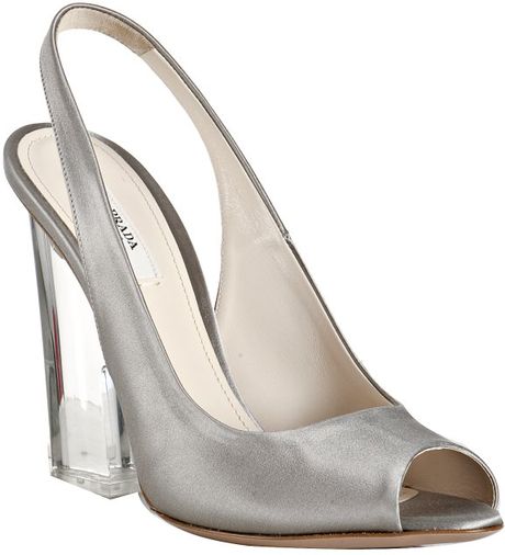 grey sling backs