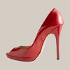 Jimmy Choo Quiet Patentleather Pumps in Red - Lyst