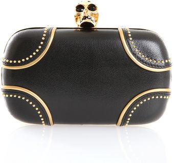 Alexander McQueen Classic Skull Clutch - Lyst