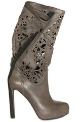 Haider Ackermann Laser Cut Leather Boots