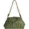 Marc Jacobs Olive Quilted Leather Stam Handbag in Green (olive) - Lyst