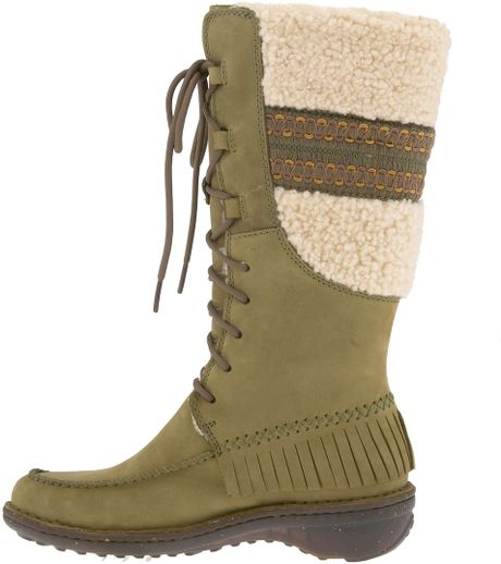 olive green classic uggs