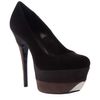 Gianmarco Lorenzi Double Platform Stiletto Shoe in Black - Lyst