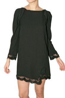 Vanessa Bruno Crepe Envers Matt Satin Dress - Lyst