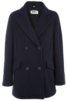 Maison Martin Margiela Double Breasted Coat - Lyst