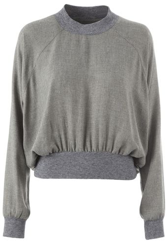 Maison Martin Margiela Cropped Front Ruched Top - Lyst