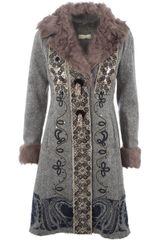 Odd Molly Patterned Sequin/bead Coat