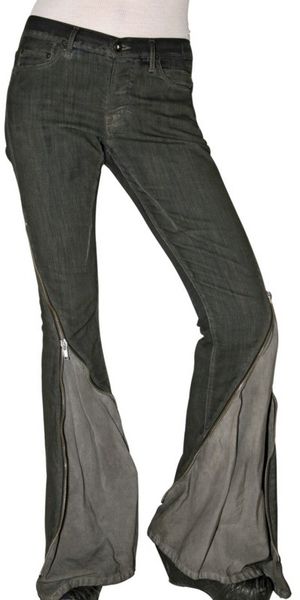 Rick Owens Stretch Denim Zip-out Jeans - Lyst