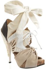 Rodarte Platform Patchwork Sandal