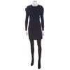 Sacai Cutaway Cable Knit Dress in Blue - Lyst