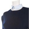 Sacai Cutaway Cable Knit Dress in Blue - Lyst