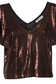 Sam & Lavi Caitlyn Sequin Top - Lyst
