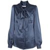 See By Chloé Star Print Silk Blouse in Blue - Lyst