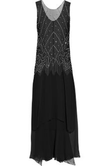Thomas Wylde Tatooed Silk-chiffon Dress - Lyst