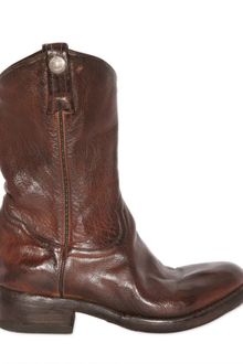 Alberto Fasciani Washed Grainy Calf Boots - Lyst