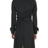 Burberry Textured Tulle Trench Coat in Black - Lyst