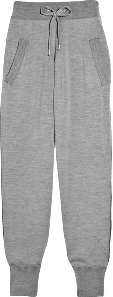 Marc By Marc Jacobs Zoe Wool-blend Knitted Track Pants - Lyst