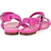 Stella Mccartney Crossover Raffia Sandals in Pink - Lyst