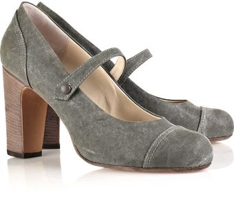 Vanessa Bruno Mary-jane Cotton-canvas Pumps - Lyst