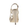 Boutique 9 Runaway Caged Sandal in Beige (light taupe satin) - Lyst