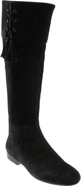womens flat tall boots