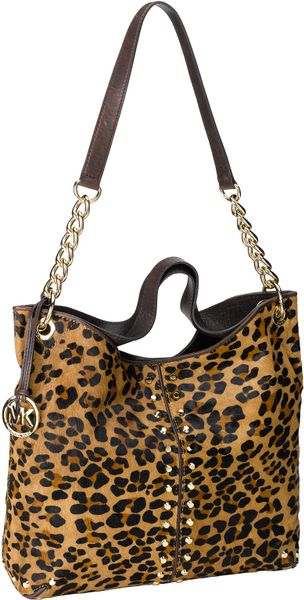 michael kors camel tote