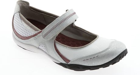 Privo Skite Mary Jane Flat in White (white leather) - Lyst
